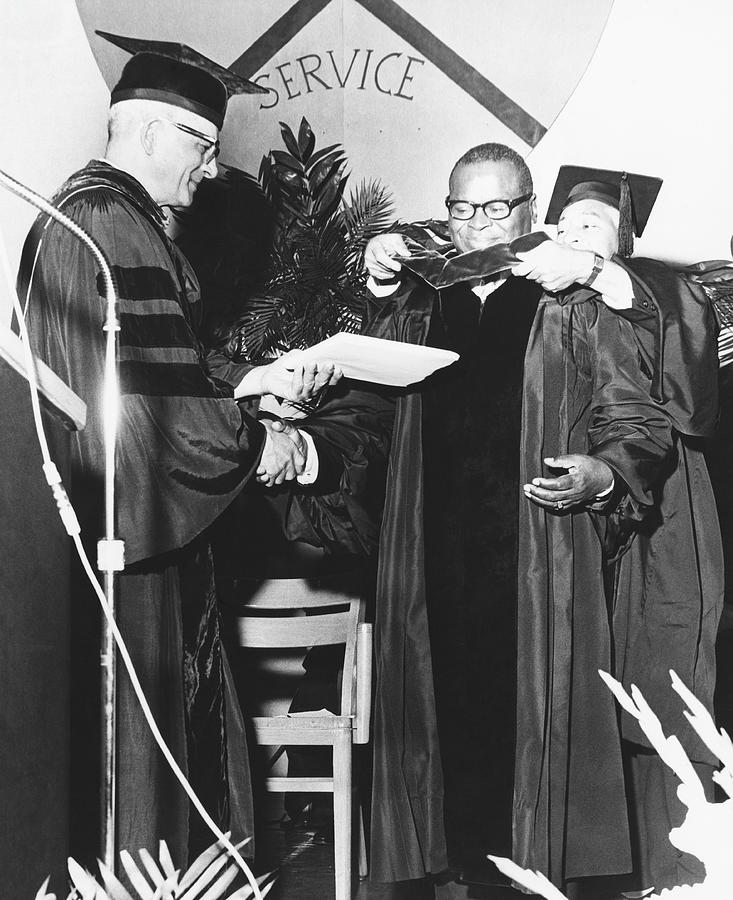 Rev. Marshall L. Shepard Receives Photograph by North Carolina Central University