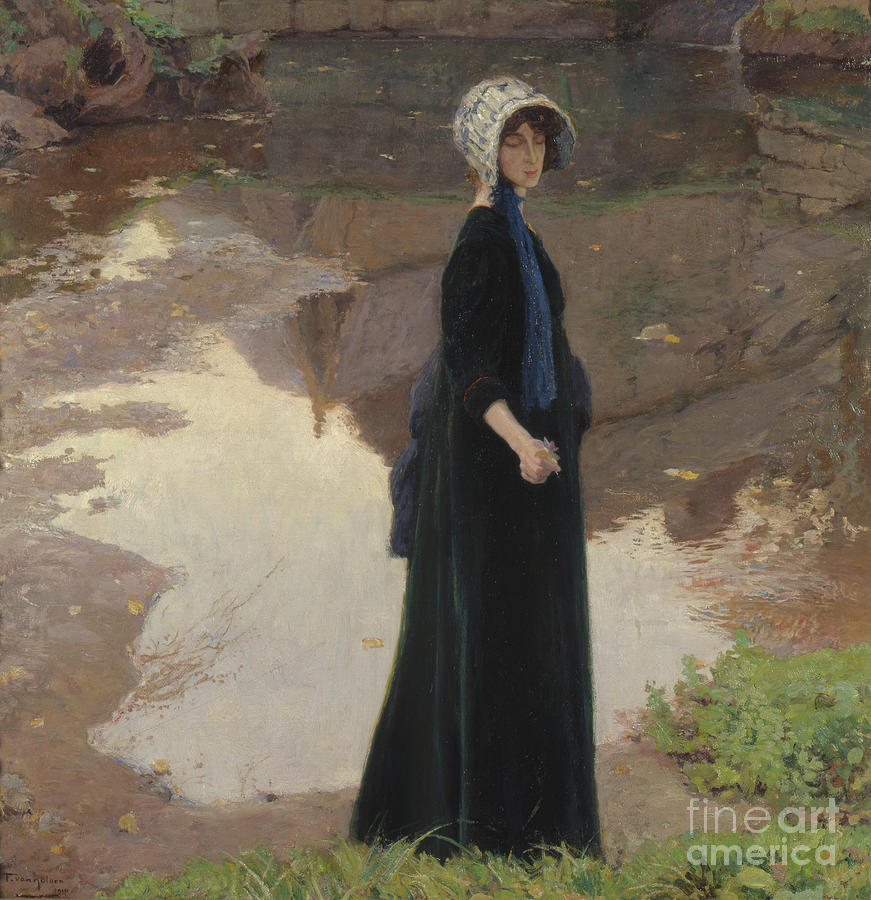 Reverie, 1910 Painting by Franz Van Holder