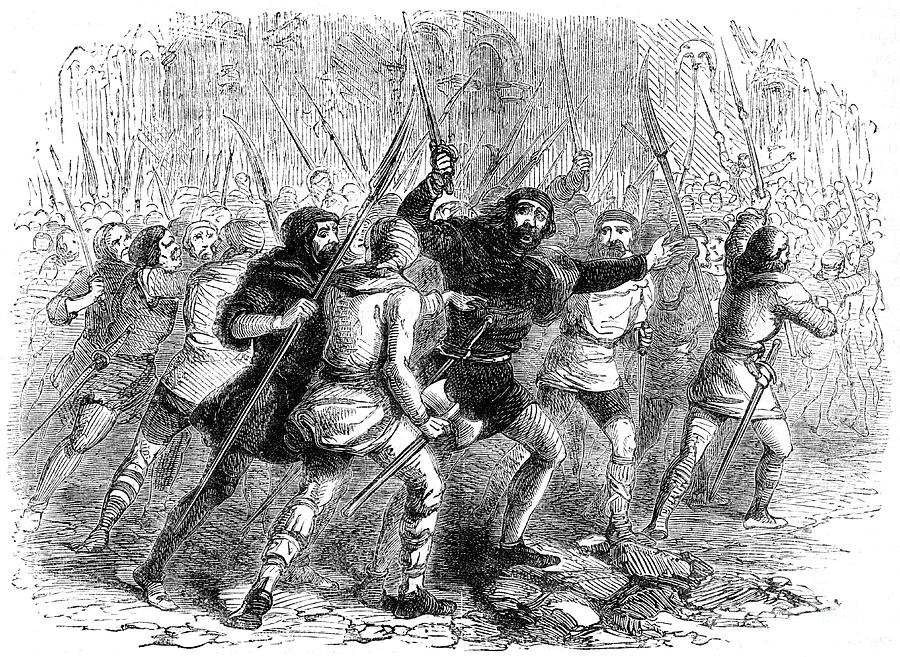 Revolt Of The Citizens Of London Drawing by Print Collector