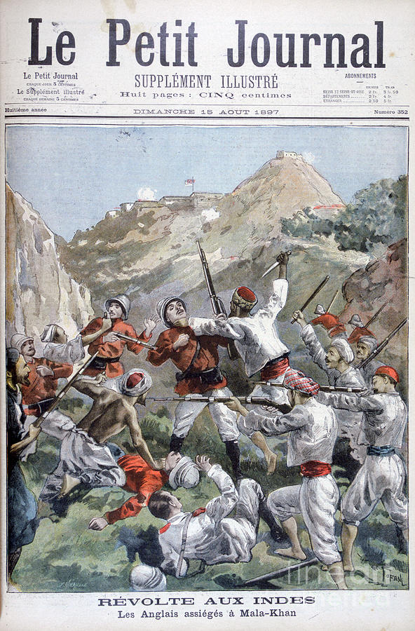 Revolt On The North-west Frontier Drawing by Print Collector