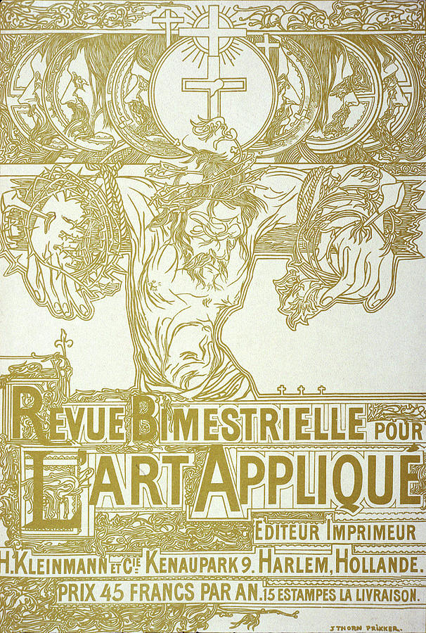 Revue Bimestrielle pour LArt Applique Painting by Jan Thorn-Prikker