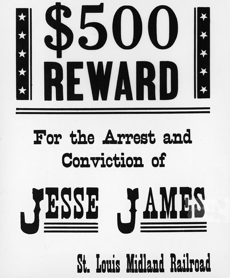 Reward For Jesse Photograph by American Stock Archive