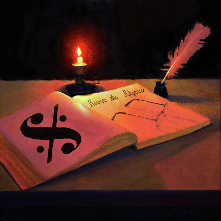 Armand Cabrera Painting - Rewrite the Rhymes by Armand Cabrera