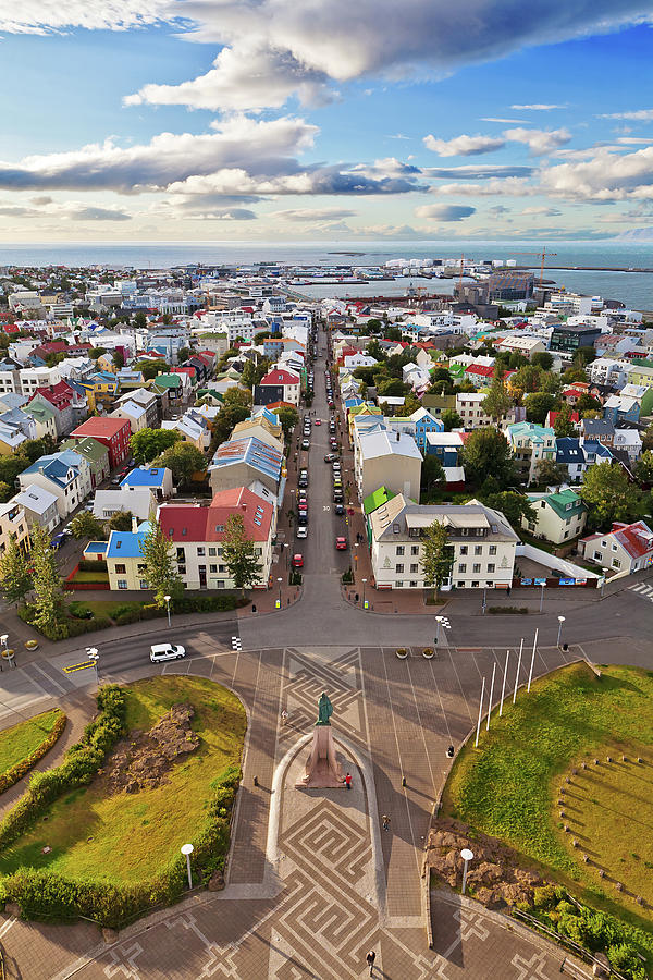 Reykjavik As Seen From Hallgrimskirkja Photograph by Photo By Alessandro Grussu