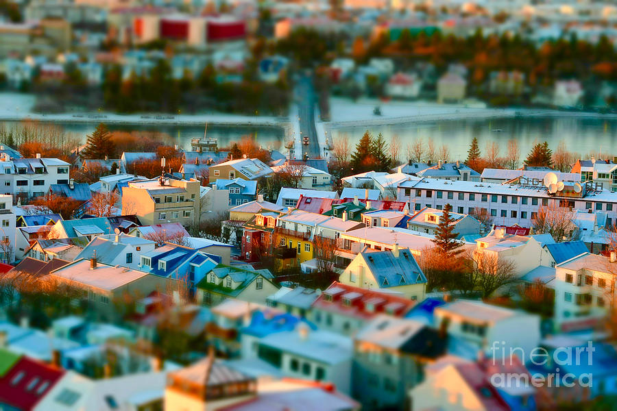 Reykjavik city Photograph by Debra Banks