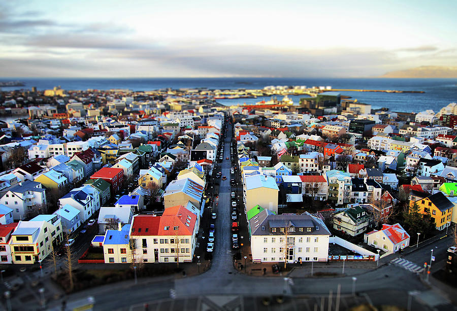 Reykjavik, Iceland, From The Photograph by L. Toshio Kishiyama