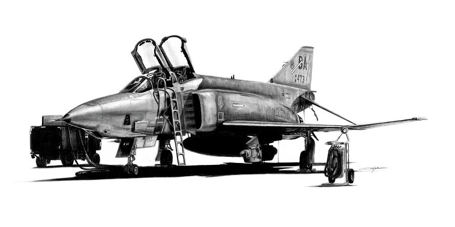 F-4 RF-4C PHANTOM II IN FLIGHT 8x12 SILVER HALIDE PHOTO PRINT 