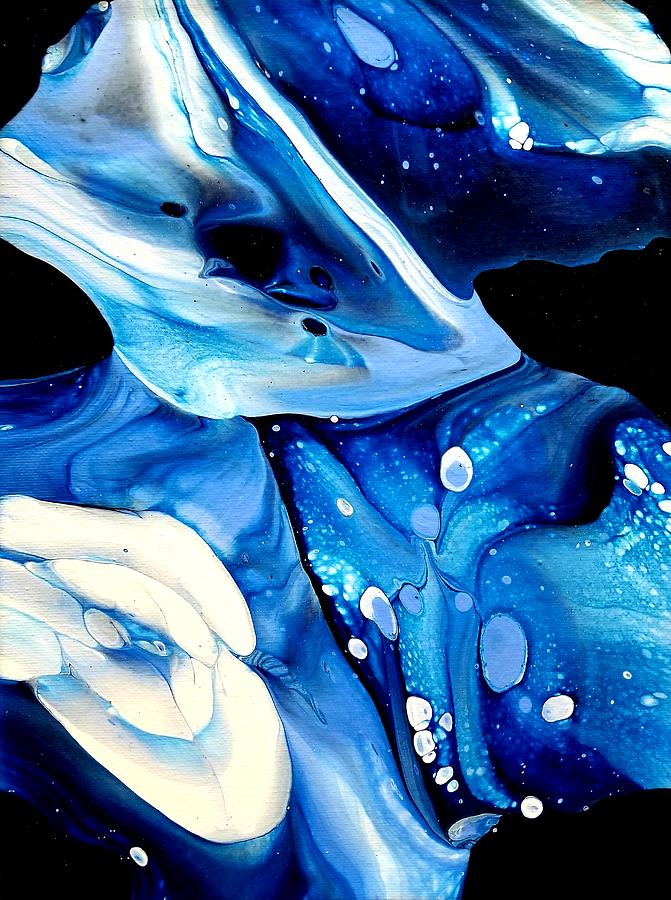 Rhapsody In Blue  Painting by Sue Goldberg