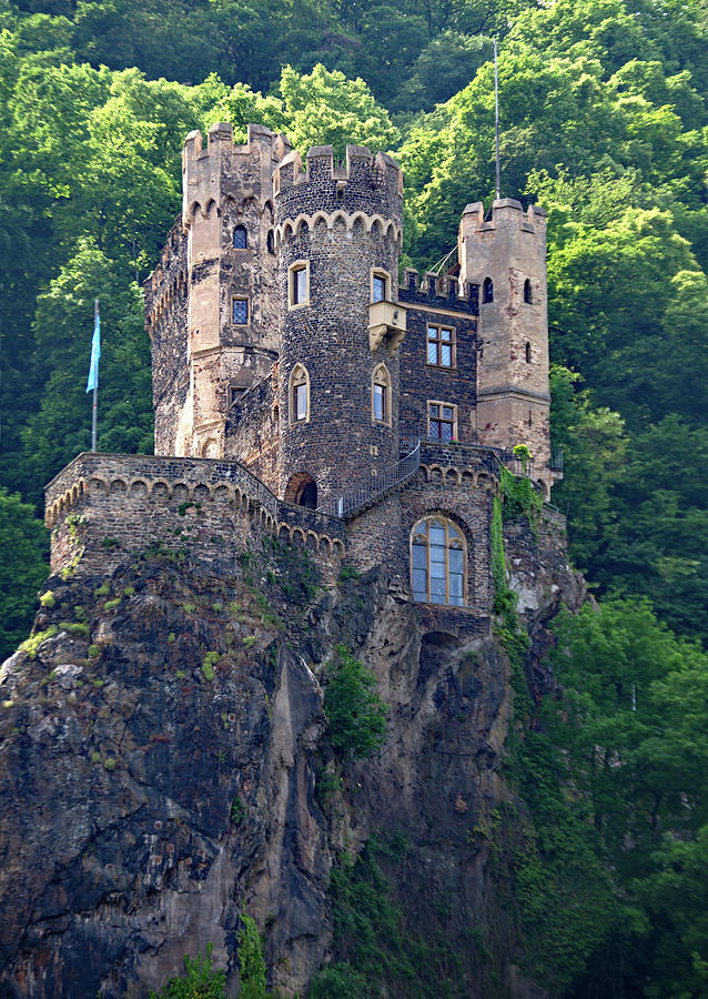 Rhine River Castle Photograph by Margaret Zabor