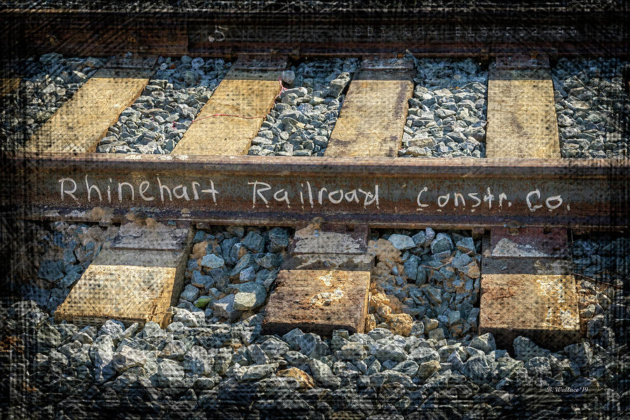 2d Photograph - Rhinehart Railroad Construction Co by Brian Wallace