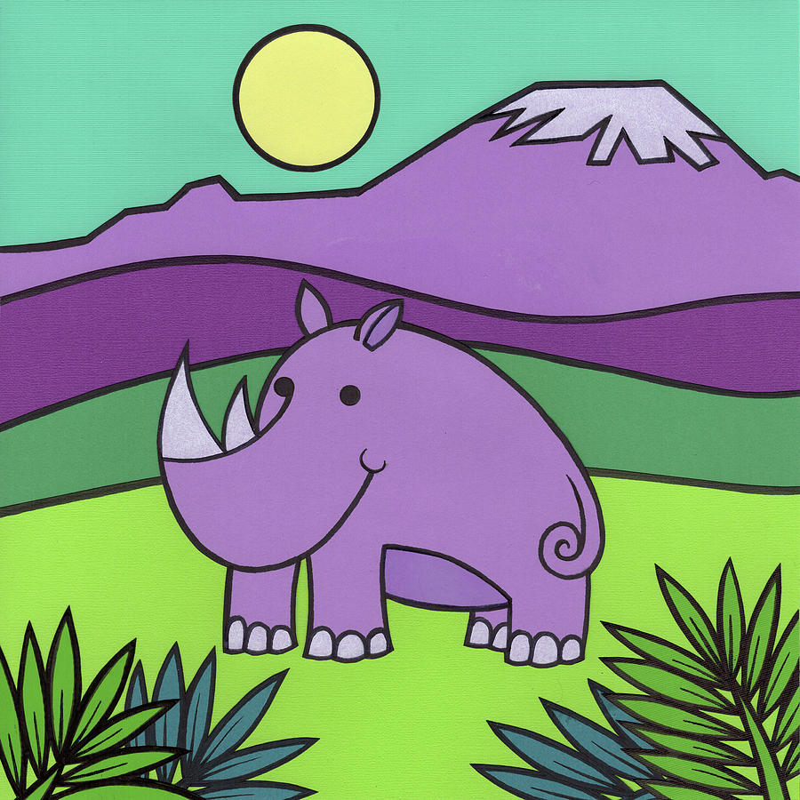 Rhinoceros Digital Art - Rhinoceros by Denny Driver