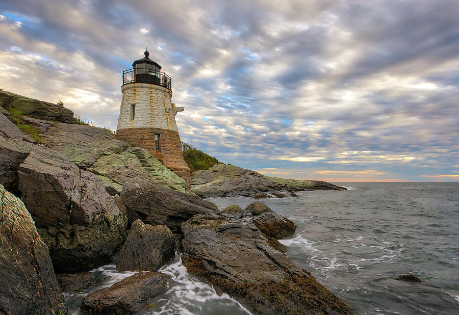 Rhode Island Castle Hill Lighthouse Photograph by Juergen Roth