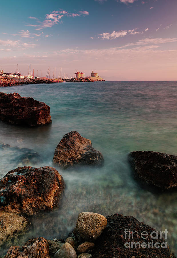 Rhodes roks by the sea Photograph by Sophie McAulay