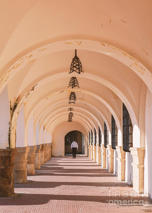 Rhodes town portico Photograph by Sophie McAulay