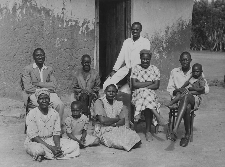 Rhodesian Family Photograph By Bert Hardy