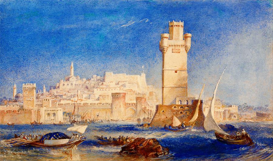 Rhodos - Digital Remastered Edition Painting by Joseph Mallord William Turner