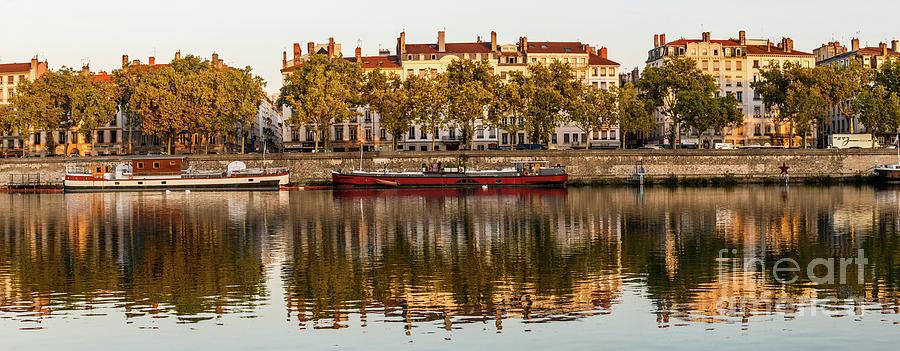 Rhone Morning Panorama Photograph by Thomas Marchessault