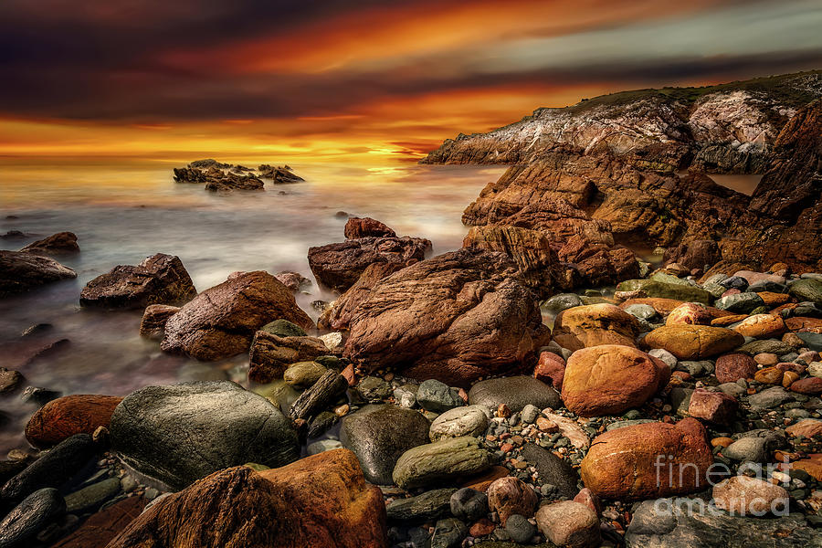 Rhoscolyn Coastline Sunset by Adrian Evans Rhoscolyn Coastline Sunset by Adrian Evans
