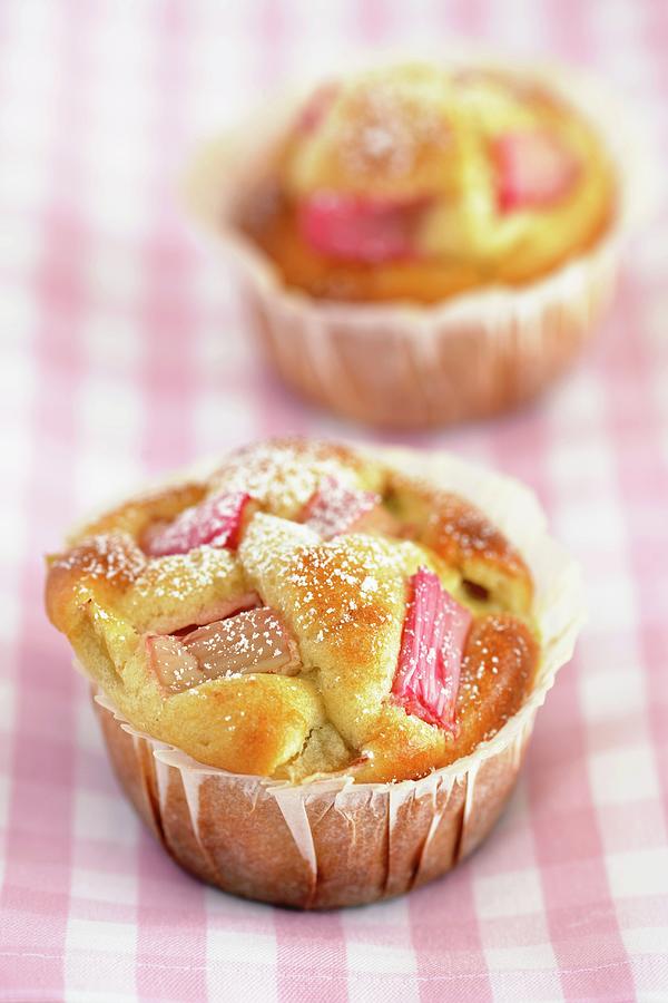 Rhubarb Muffins, Selective Focus Photograph by Peters, Ina
