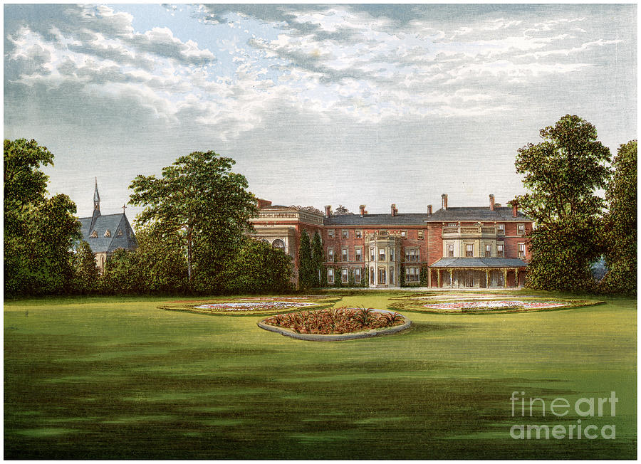 Rhydd Court, Worcestershire, Home Drawing by Print Collector