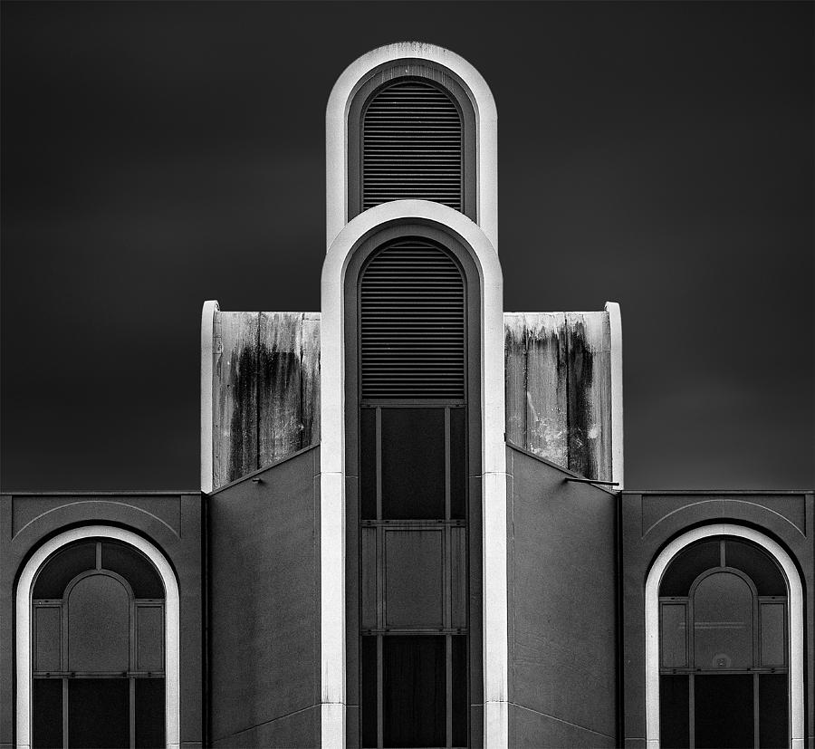 Architecture Photograph - Rhythm In White by Jef Van Den Houte