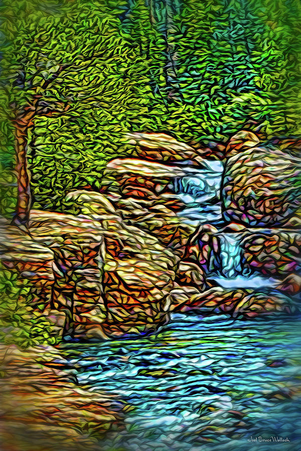 Rhythm Of The Waterfalls Digital Art by Joel Bruce Wallach