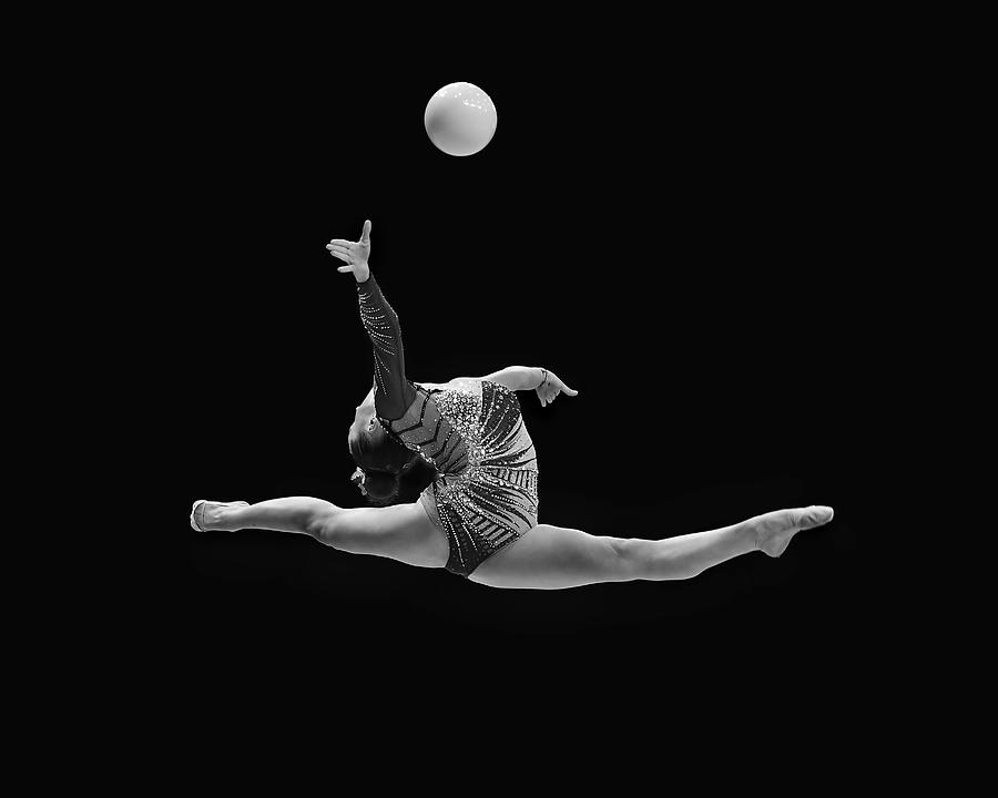 Rhythmic Gymnastics: Ball Photograph by Rob Li