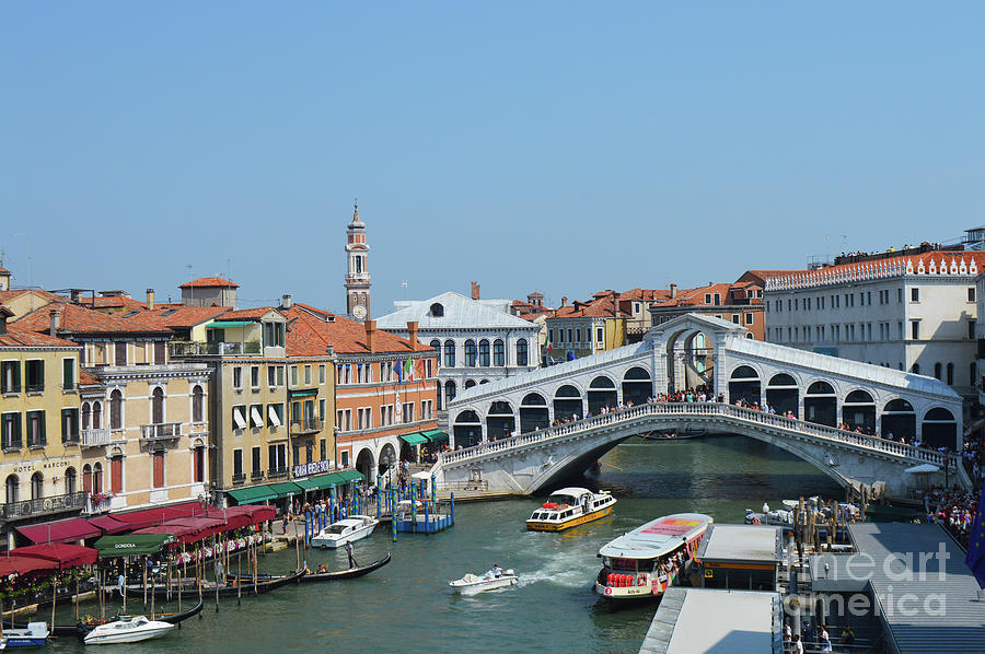 Rialto Bridge Venice Italy Photograph by Aicy Karbstein