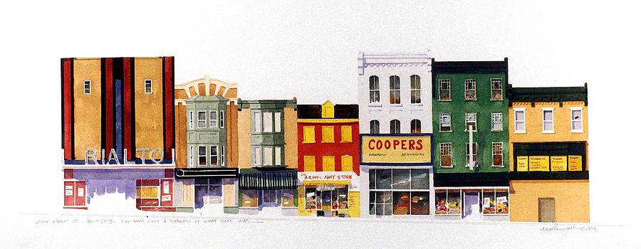 Rialto Theater Painting by William Renzulli