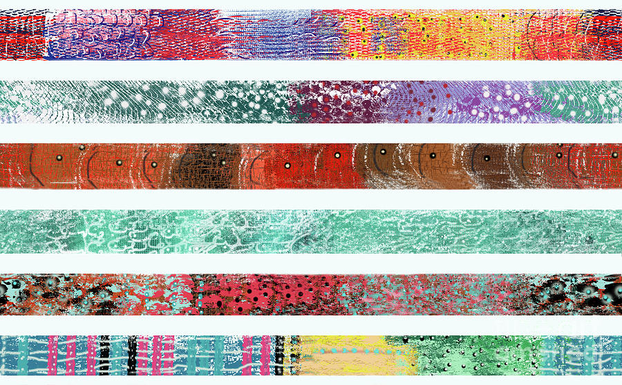 Pattern Photograph - Ribbons from the Drawers of Memories by Marilyn Cornwell