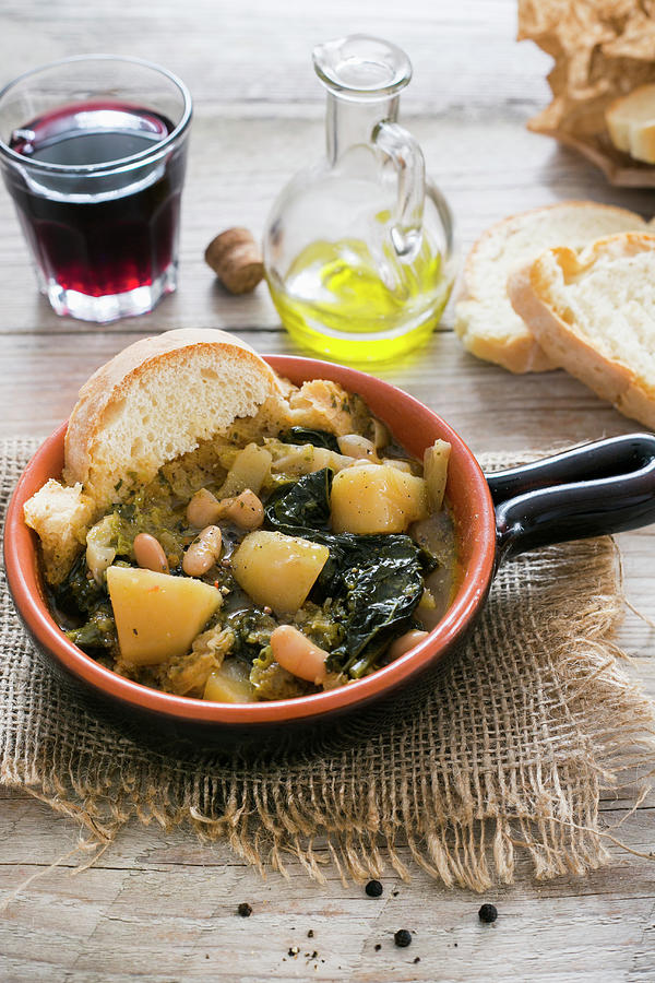 Ribollita tuscan Vegetable Soup, Italy Photograph by Maricruz Avalos Flores