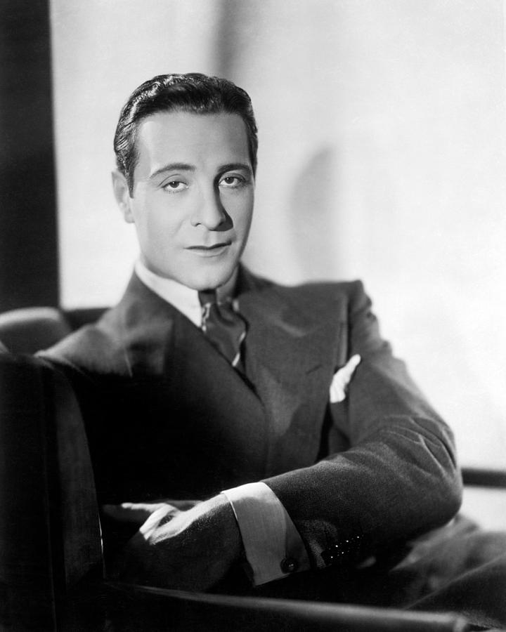 Ricardo Cortez Sitting On Chair Photograph by Globe Photos - Fine Art ...