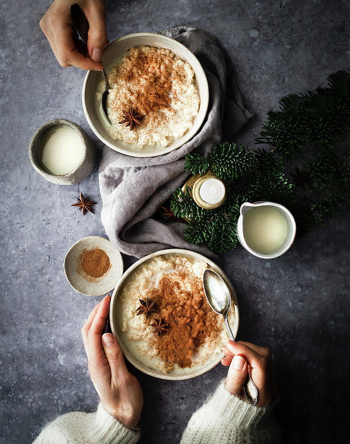 Rice Porridge With Cinnamon Photograph by Minna Vauhkonen