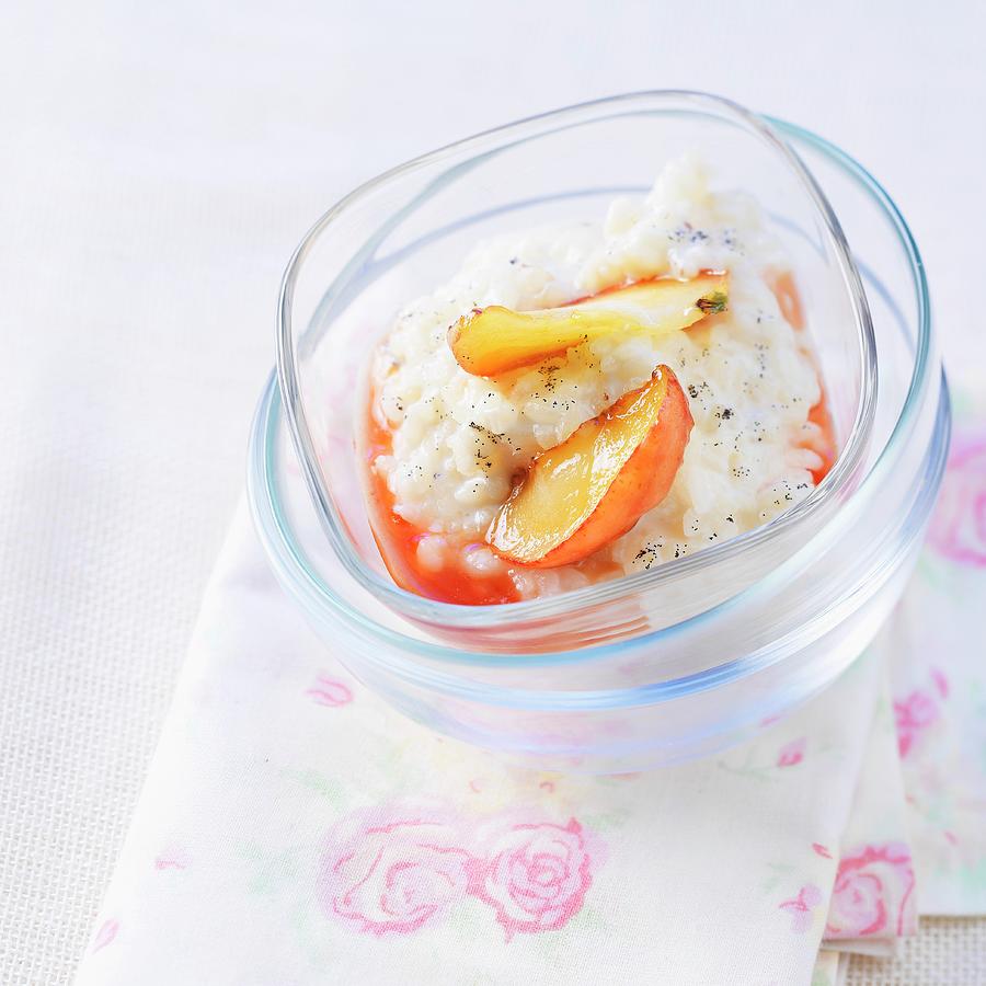 Rice Pudding With Apples Photograph by Faccioli