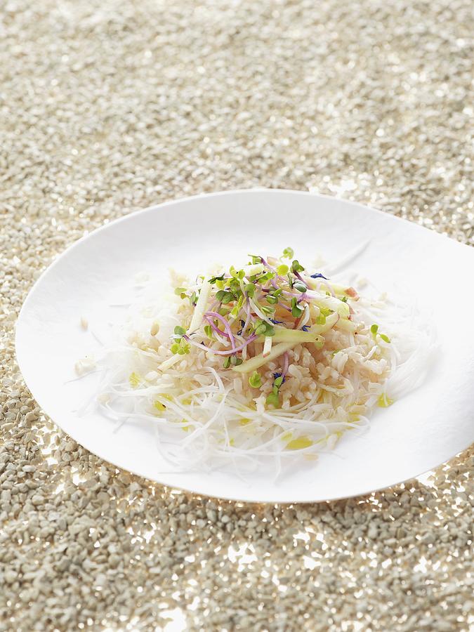 Rice Salad With Apple And Black Radish Photograph by Atelier Mai 98