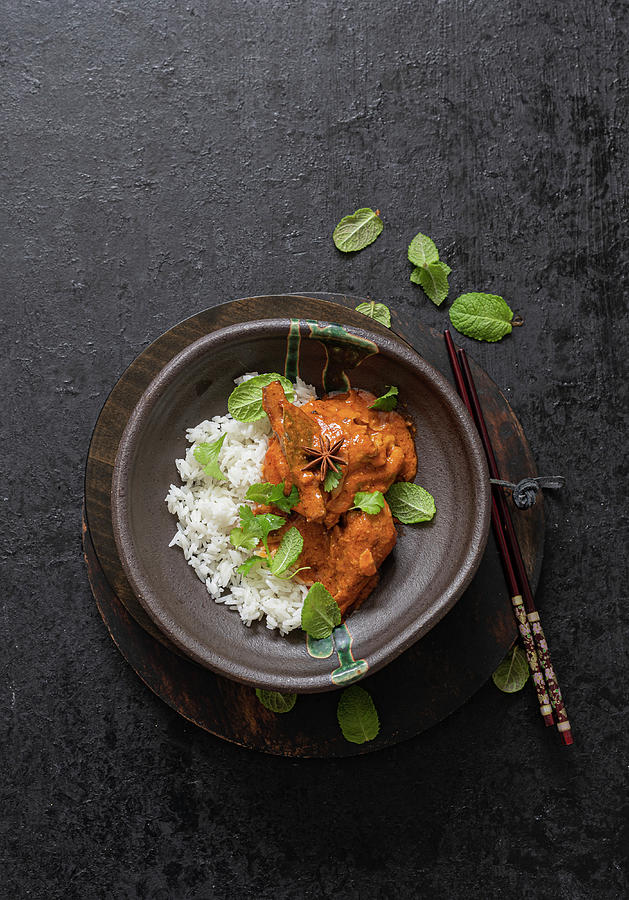 Rice With Chicken Indian Style Photograph by Lilia Jankowska