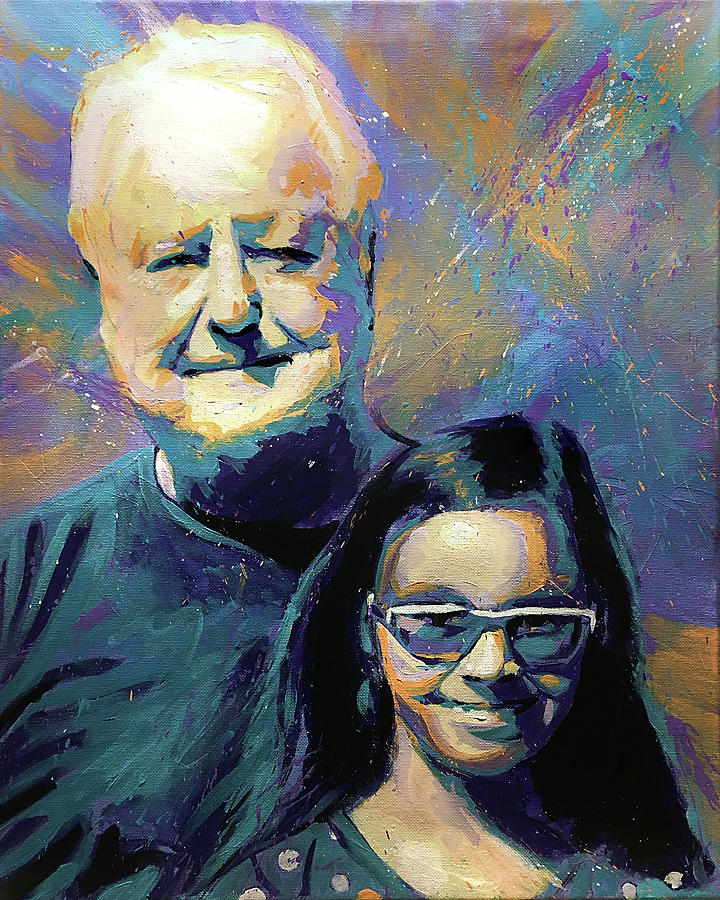 Rich and Sophie Painting by Steve Gamba