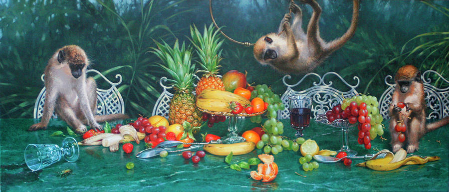 Jungle Painting - Rich Pickings 2 by Michael Jackson