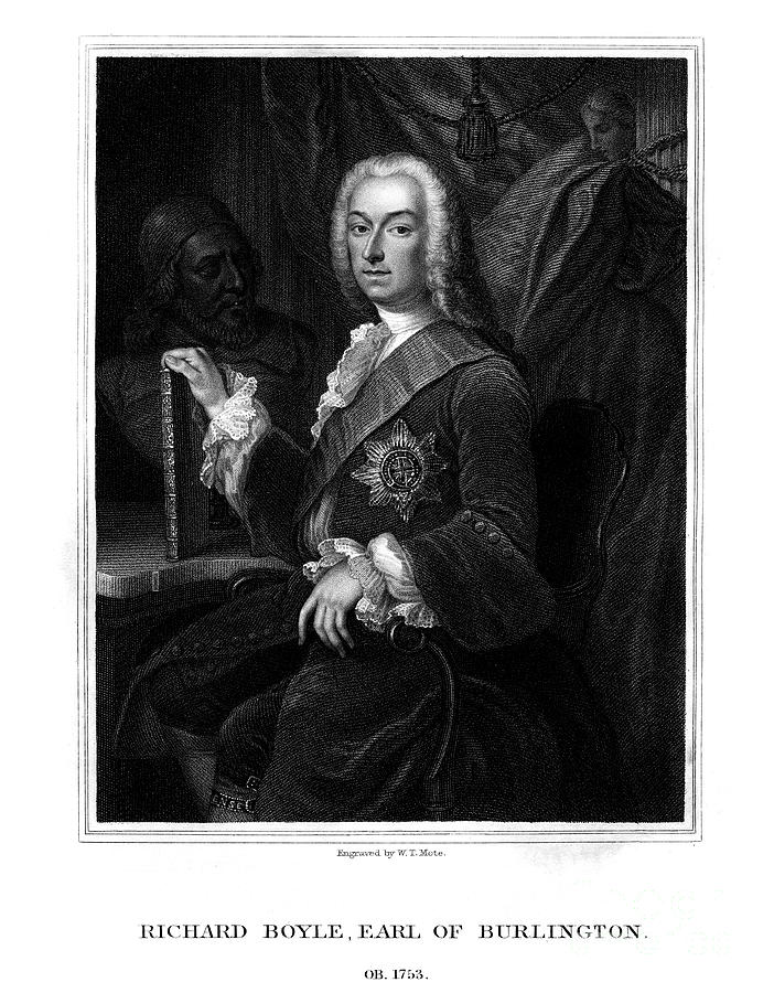 Richard Boyle, 3rd Earl Of Burlington Drawing by Print Collector