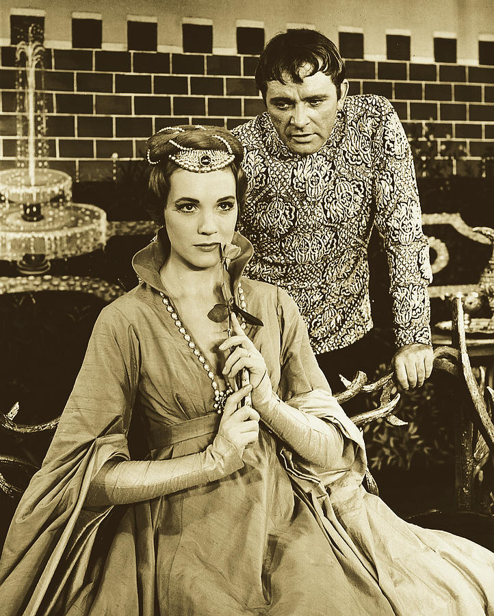 Richard Burton Photograph - Richard Burton And Julie Andrews In The Broadway Play Camelot  by Mountain Dreams