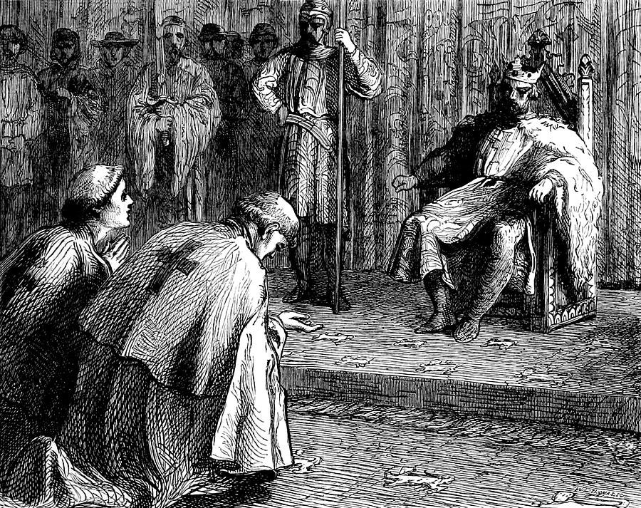 Richard I, Priests Plead For Release Photograph by Science Source