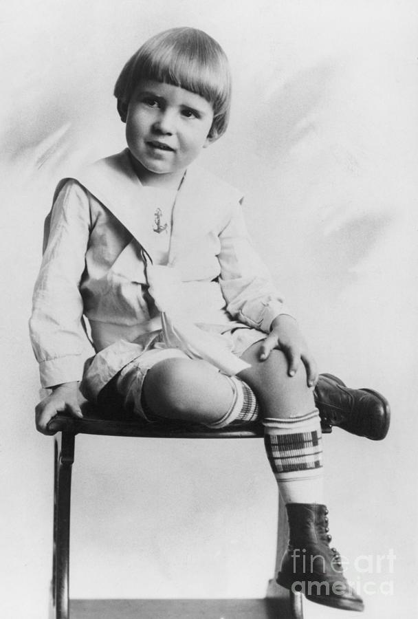 Richard M Nixon As Young Child Photograph by Bettmann