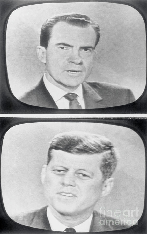 Richard Nixon And John F. Kennedy Photograph by Bettmann