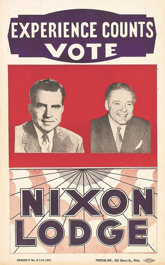 Richard Nixon Campaign Poster 1960 Photograph by Redemption Road | Pixels