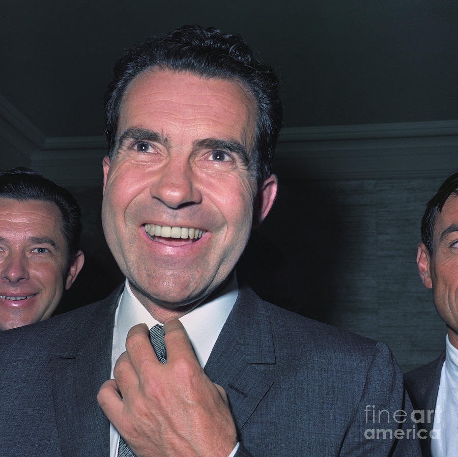 Richard Nixon Nominated For President Photograph by Bettmann