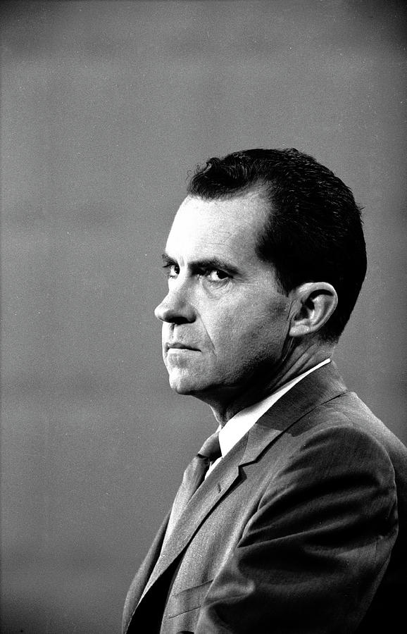 Richard Nixon Photograph by Paul Schutzer