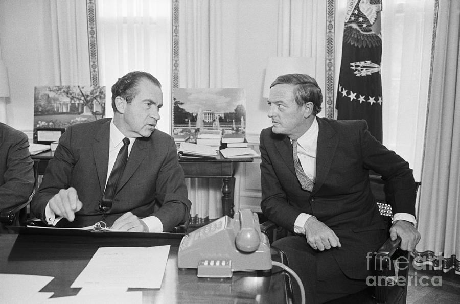 Richard Nixon Wwilliam F. Buckley Photograph by Bettmann