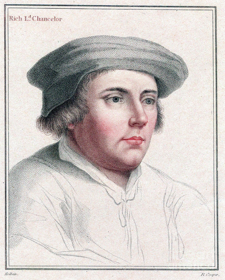 Richard Rich 1496-1567, English Lawyer Drawing by Print Collector