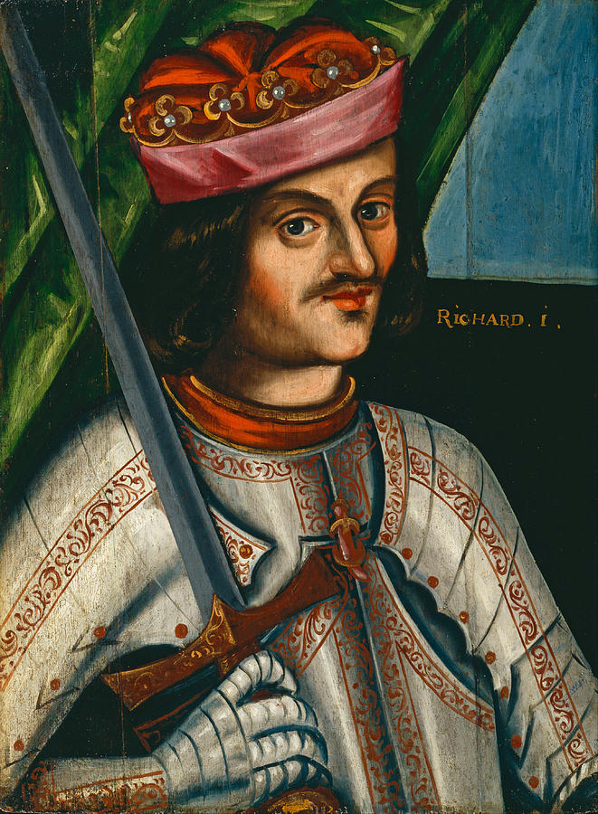 Richard the Lionheart Painting by British School