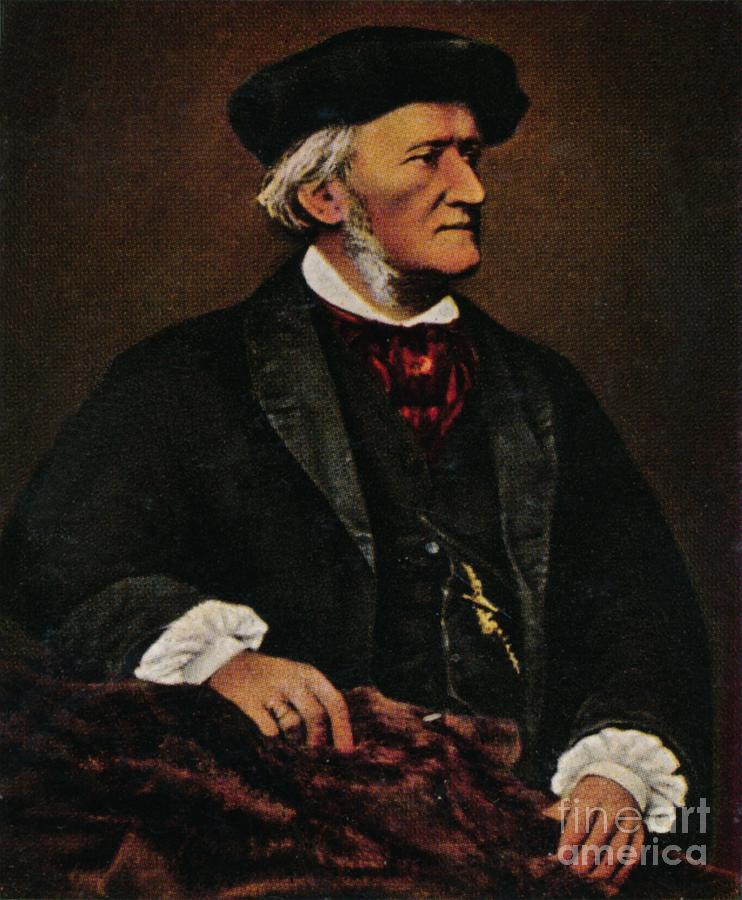 Richard Wagner 1813-1883 Drawing by Print Collector